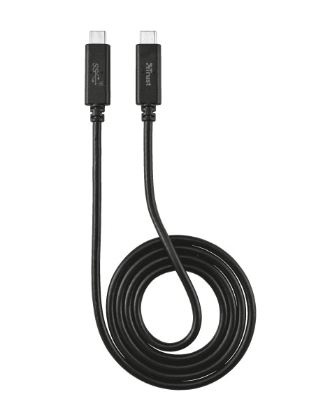 CABLE USB C M A USB C M 1MT TRUST NEGRO 21178
