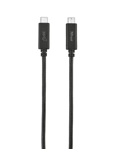 CABLE USB C M A USB C M 1MT TRUST NEGRO 21178