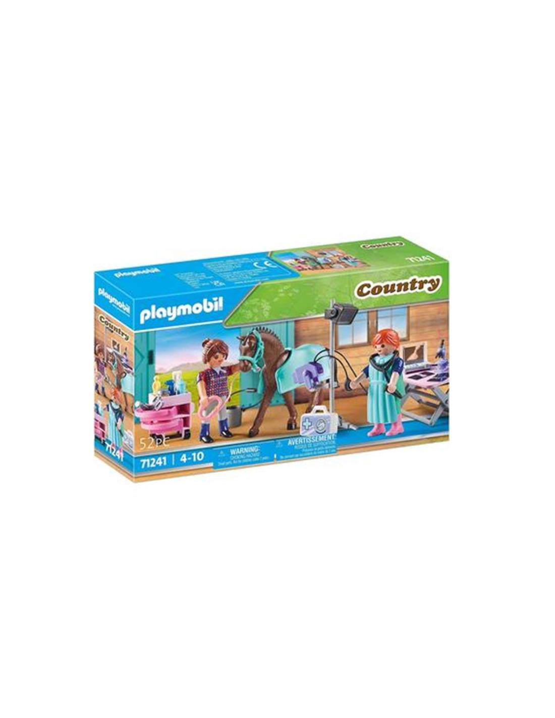 Playmobil country veterinaria de caballos