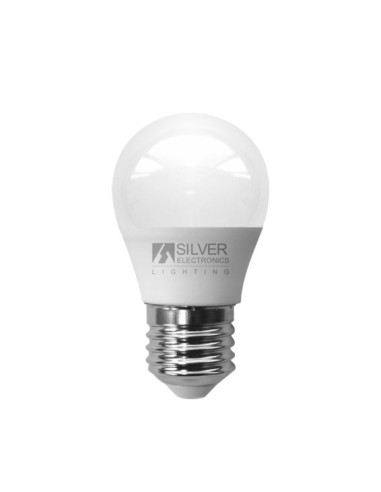 BOMBILLA LED SILVER ELECTRONIC ECO ESFERICA E27 5W 399LM 1961227