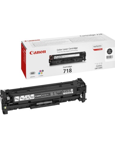 TONER CANON CRG 718BK NEGRO 2662B002