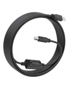 CABLE USB 2.0 AISENS CON AMPLIFICADOR TIPO A M-B M, NEGRO, 10M