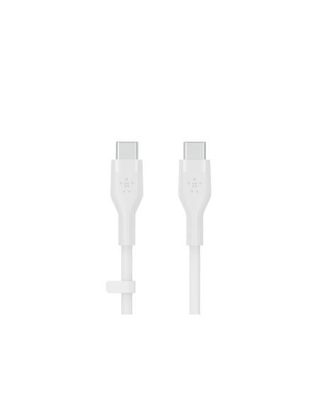 Belkin BOOSTâ??CHARGE Flex cable USB 2 m USB 2.0 USB C Blanco