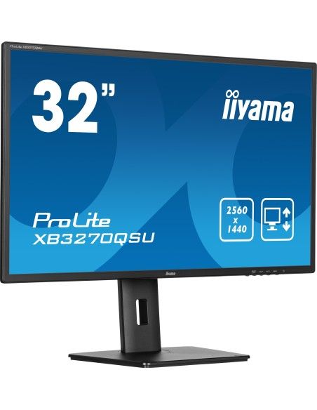 iiyama ProLite XB3270QSU-B1 pantalla para PC 81,3 cm (32") 2560 x 1440 Pixeles Wide Quad HD LED Negro
