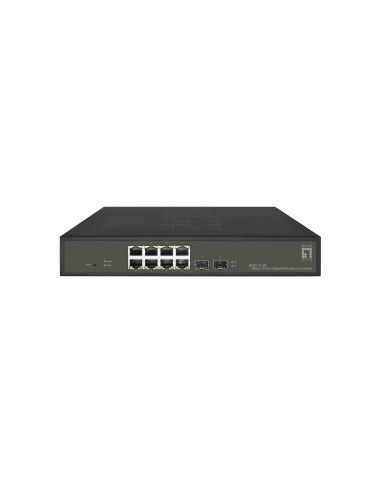 LevelOne GES-2110P switch Gestionado L2 Gigabit Ethernet (10 100 1000) Energía sobre Ethernet (PoE) Negro