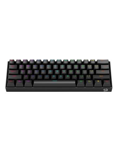 Teclado Redragon K630RGB Dragonborn Mecánico 60% Negro Switch Red (English Layout)