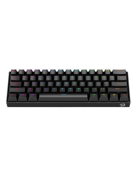 Teclado Redragon K630RGB Dragonborn Mecánico 60% Negro Switch Red (English Layout)