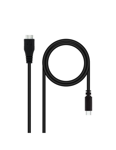 Nanocable 10.01.1201-BK cable USB 1 m USB 3.2 Gen 1 (3.1 Gen