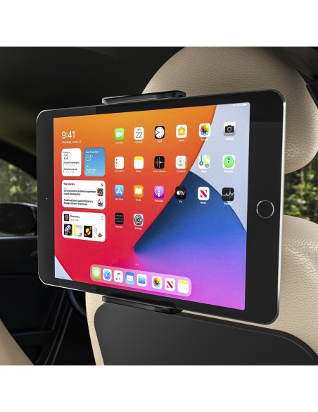 AISENS Soporte Coche Ajustable (1 Pivote) Para Reposacabezas
