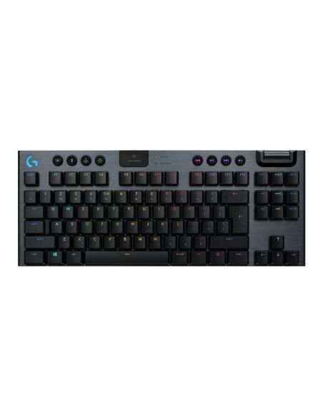 Logitech G G915 TKL Tenkeyless LIGHTSPEED Wireless RGB Mechanical Gaming Keyboard teclado RF Wireless + Bluetooth QWERTY Español