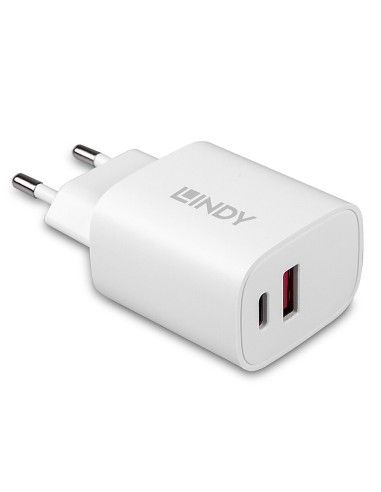 Lindy 73413 cargador de dispositivo móvil Universal Blanco Corriente alterna Carga rápida Interior