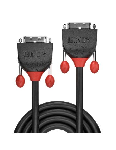 Lindy 36255 cable DVI 1 m DVI-D Negro