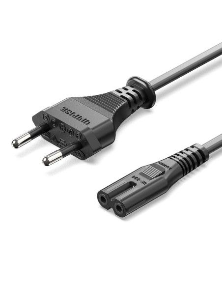 Vention Cable Alimentación Forma 8 ZCLBAC  CEE7 16 Macho - C7 Hembra  1.8m