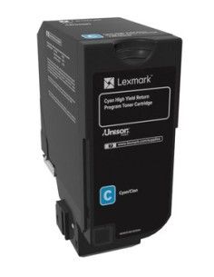 Lexmark 74C2HC0 cartucho de tóner 1 pieza Original Cian