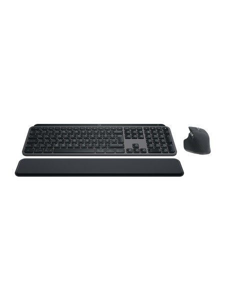 Logitech MX Keys S Combo teclado Ratón incluido Oficina RF Wireless + Bluetooth QWERTY Internacional de EE.UU. Grafito