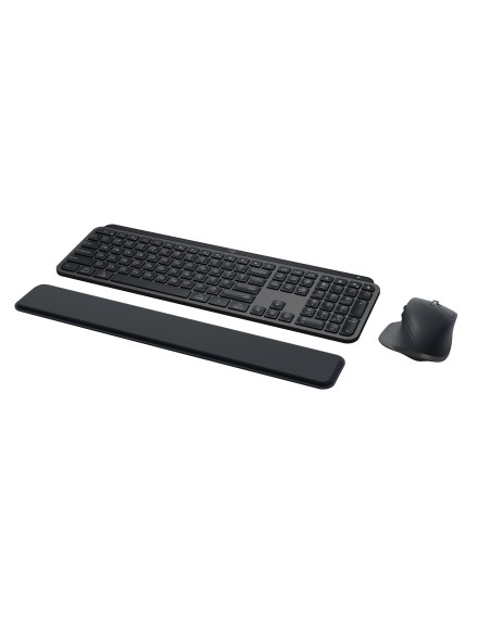Logitech MX Keys S Combo teclado Ratón incluido Oficina RF Wireless + Bluetooth QWERTY Internacional de EE.UU. Grafito