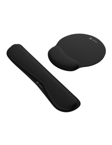 PACK ALFOMBRILLA Y REPOSAMUÑECAS NATEC CHIPMUNK 2-IN-1 ERGONOM SET ACOLCHADO BL