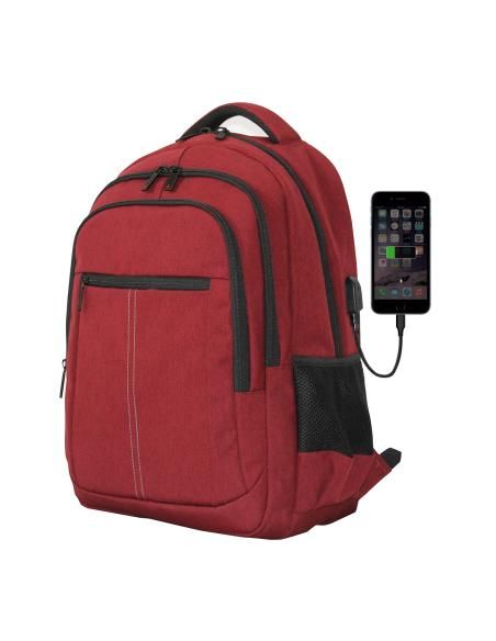 Mochila portatil phoenix boston 15.6p rojo PHBOSTONR