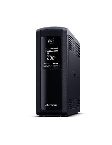 CyberPower VP1200ELCD sistema de alimentación ininterrumpida (UPS) LÍ­nea interactiva 1200 VA 720 W 4 salidas AC
