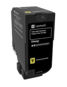 Lexmark 74C2HY0 cartucho de tóner 1 pieza(s) Original Amarillo