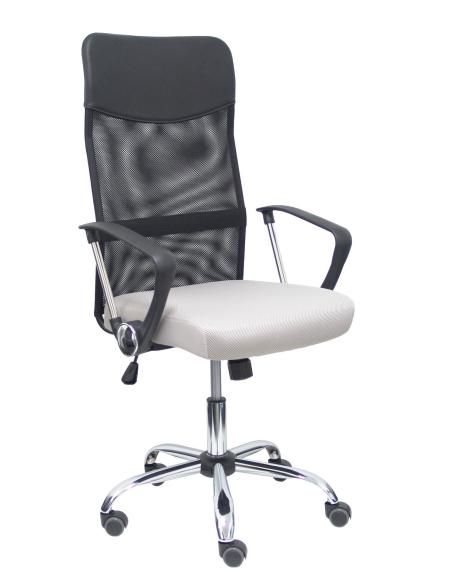 Piqueras y Crespo Silla Gontar respaldo malla negro asiento gris claro