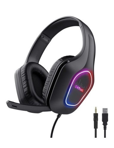 Trust GXT 416 ZIROX Auriculares Alámbrico Diadema Juego USB tipo A Negro