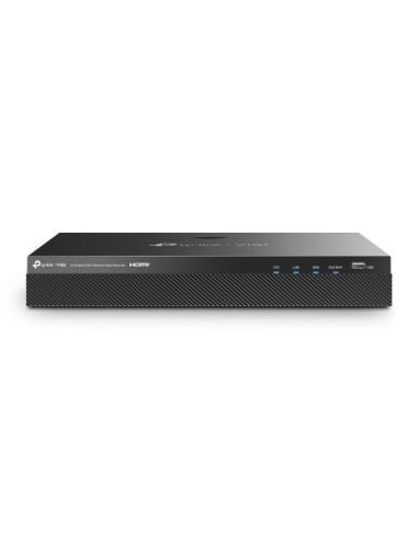 TP-LINK 16 CHANNEL POE+ NETWORK VIDEO RECORDER SPEC 4K HDMI VIDEO OUTPUT & 16MP DECODING CAPACITY 24 7 CONTINUOUS RECORDING 16-C