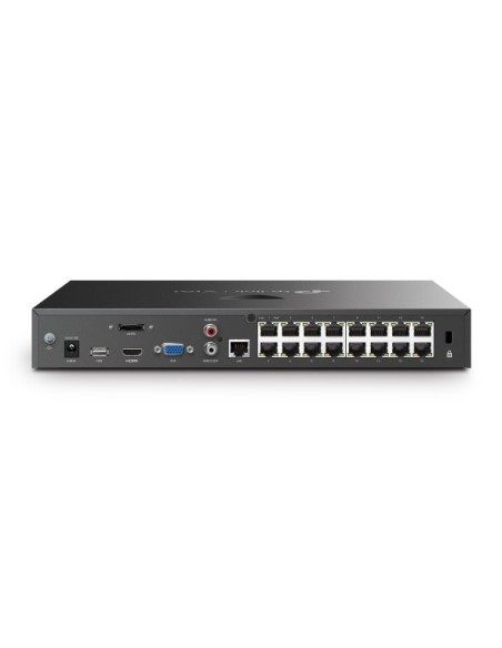 TP-LINK 16 CHANNEL POE+ NETWORK VIDEO RECORDER SPEC 4K HDMI VIDEO OUTPUT & 16MP DECODING CAPACITY 24 7 CONTINUOUS RECORDING 16-C