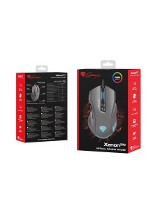 GENESIS Xenon 210 ratón mano derecha USB tipo A Óptico 3200 DPI