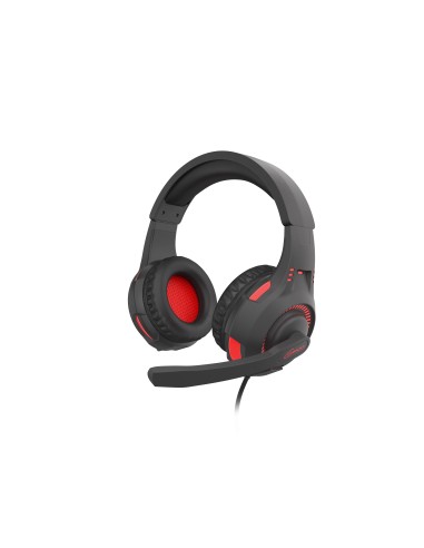 GENESIS Radon 200 Auriculares Diadema USB tipo A Negro, Rojo