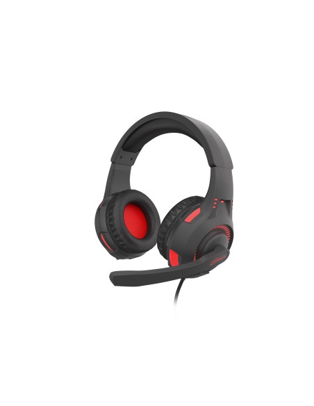 GENESIS Radon 200 Auriculares Diadema USB tipo A Negro, Rojo