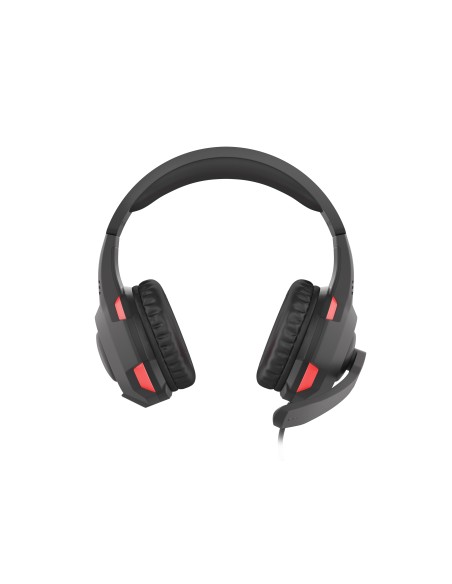 GENESIS Radon 200 Auriculares Diadema USB tipo A Negro, Rojo