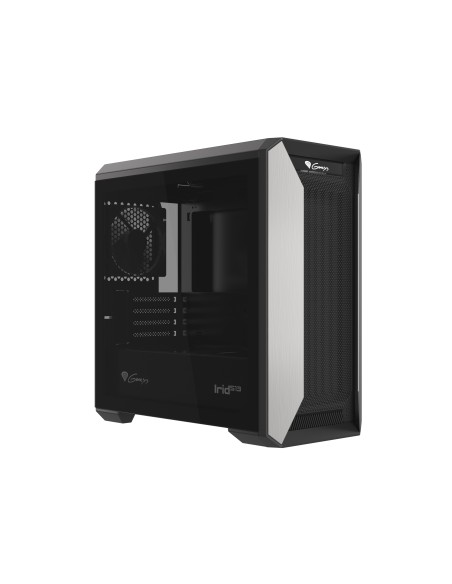 GENESIS Irid 513 Micro Torre Negro, Blanco