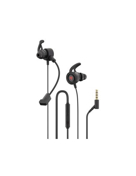 GENESIS Oxygen 200 Auriculares Dentro de oído Conector de 3,5 mm Negro, Rojo