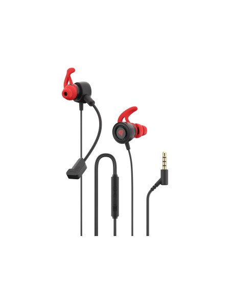 GENESIS Oxygen 200 Auriculares Dentro de oído Conector de 3,5 mm Negro, Rojo