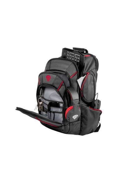 GENESIS Pallad 500 maletines para portátil 43,9 cm (17.3") Funda tipo mochila Negro