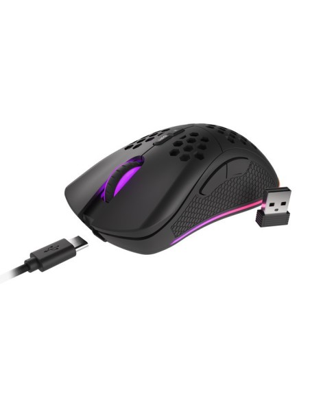 Genesis NMG-1787 Inalámbrico Negro RGB