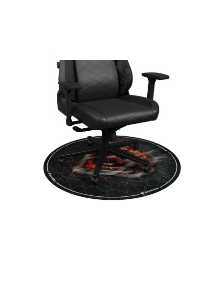 ALFOMBRA SUELO GENESIS TELLUR 400 REDONDA LAVA 100CM