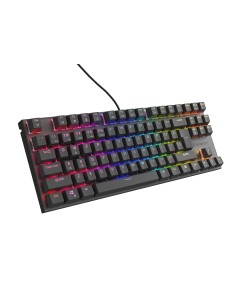 TECLADO GAMING GENESIS THOR 303 TKL RGB NEG MECANIC SWITCH PEACH SILEN HOT SWAP