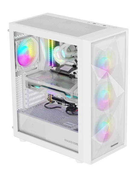 CAJA GAMING GENESIS DIAXID 605 ARGB ATX MEDIATORRE 1XUSB-C 2XUSB3.0 SIN FUENTE B