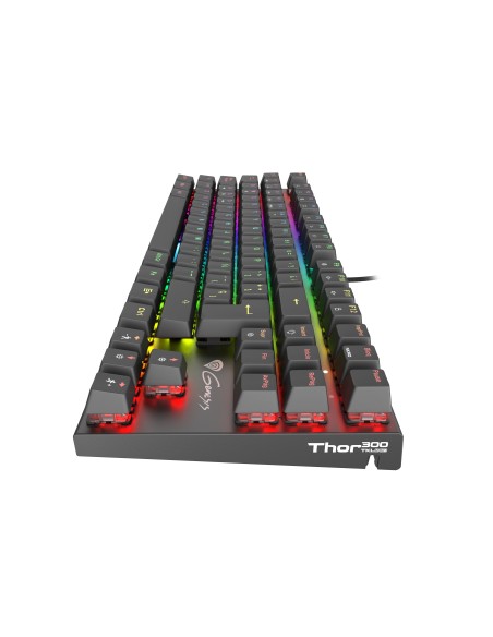 GENESIS Thor 300 TKL RGB teclado USB QWERTY Español Gris