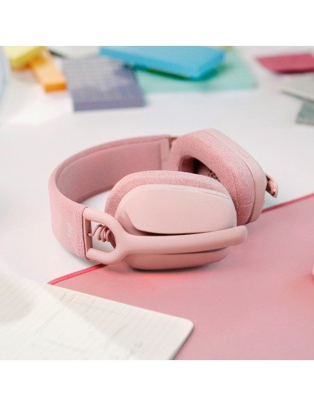 Logitech Zone Vibe 100 Auriculares Inalámbrico Diadema Llamadas Música Bluetooth Rosa
