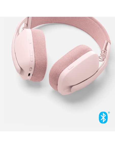 Logitech Zone Vibe 100 Auriculares Inalámbrico Diadema Llamadas Música Bluetooth Rosa
