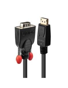 Lindy 41942 adaptador de cable de vÍ­deo 2 m VGA (D-Sub) DisplayPort Negro