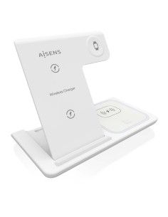 CARGADOR AISENS INALAMBRICO USB-C 3 EN 1 15W BLANCO