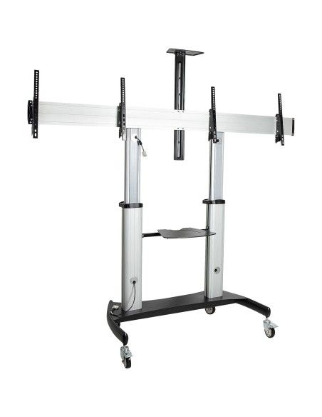 StarTech.com STNDMTVDUO soporte para TV 152,4 cm (60") Negro, Plata