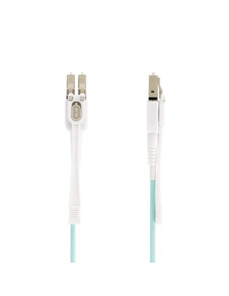 StarTech.com Cable de Fibra Í?ptica Multimodo LC a LC (UPC) OM4 de 3m - con Pestillos - 50 125Âµm - Redes de 100G - Resistente a
