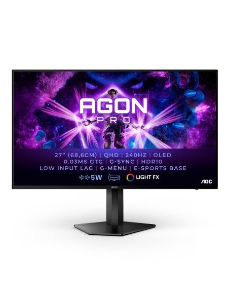 AOC AGON PRO AG276QZD 27" OLED QHD 240Hz G-Sync Compatible