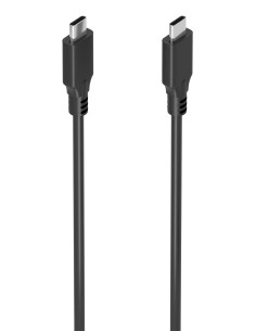 AISENS Cable USB 3.2 Gen2x2 20Gbps 8K@30Hz 5A 100W E-Marker, Tipo USB-C M-USB-C M, Negro, 3.0m