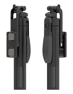 AISENS Palo Tripode Para Selfie Con Mando A Distancia Bluetooth 3 En 1, Negro